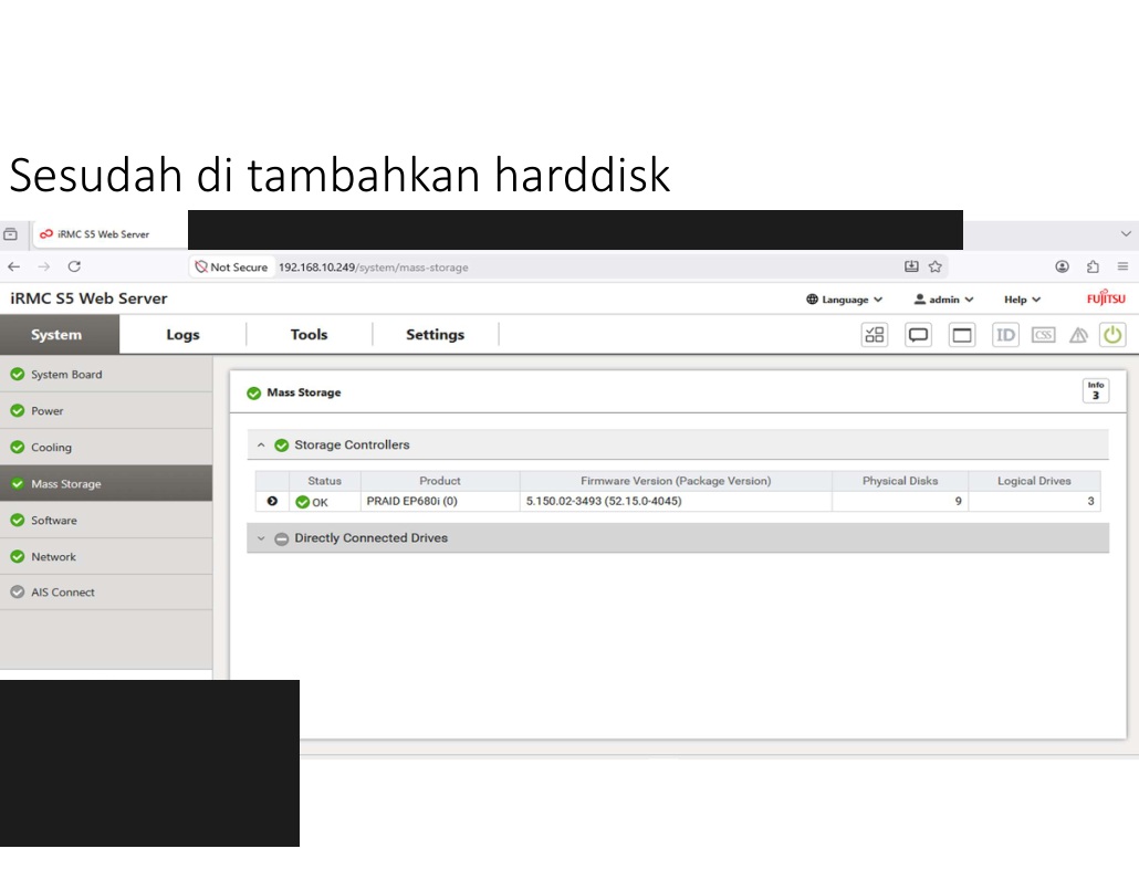 After — Storage Controller Fujitsu HALO-TECHS